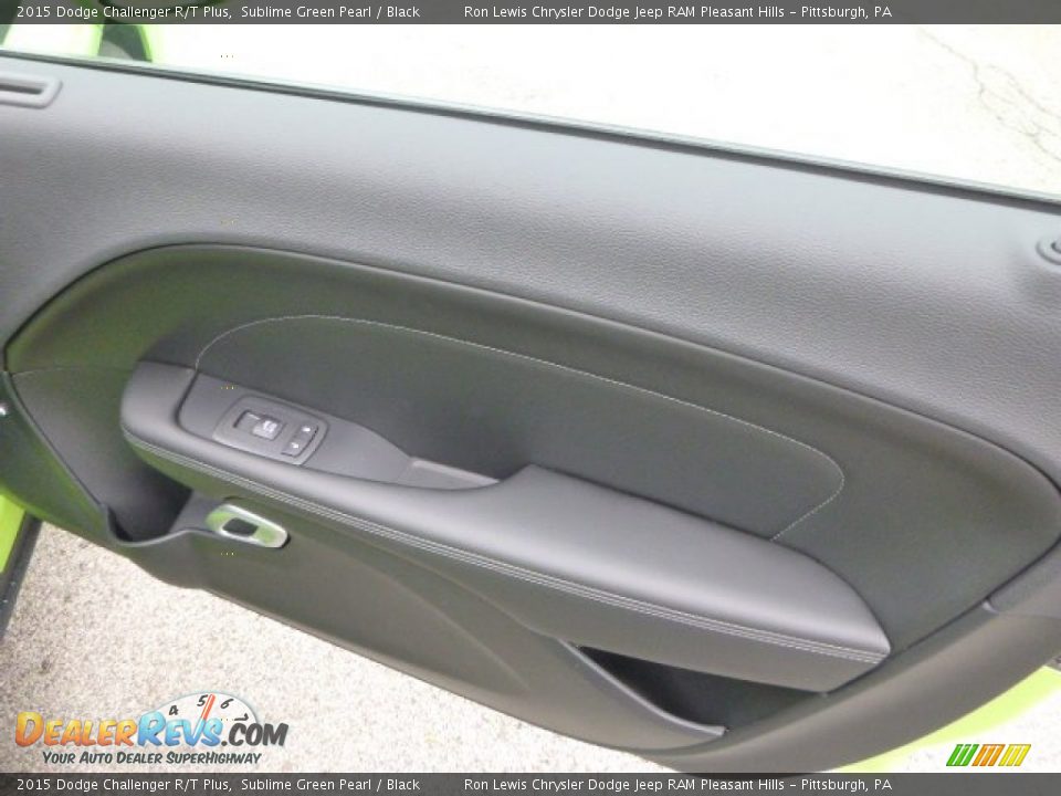 2015 Dodge Challenger R/T Plus Sublime Green Pearl / Black Photo #12