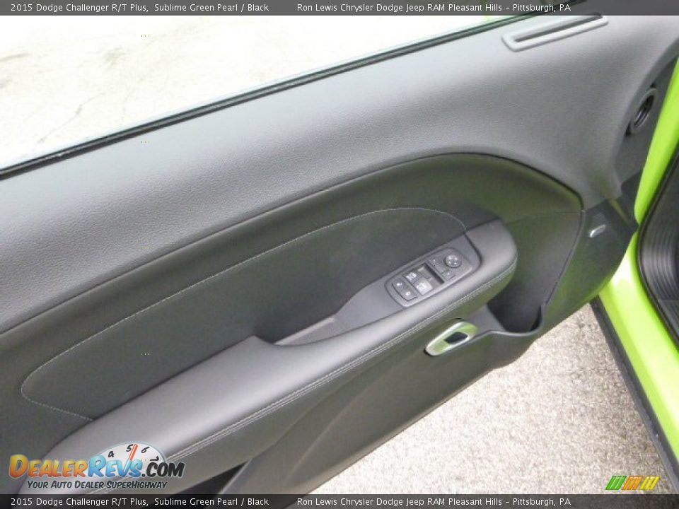 2015 Dodge Challenger R/T Plus Sublime Green Pearl / Black Photo #15