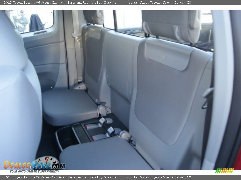 2015 Toyota Tacoma V6 Access Cab 4x4 Barcelona Red Metallic / Graphite Photo #7