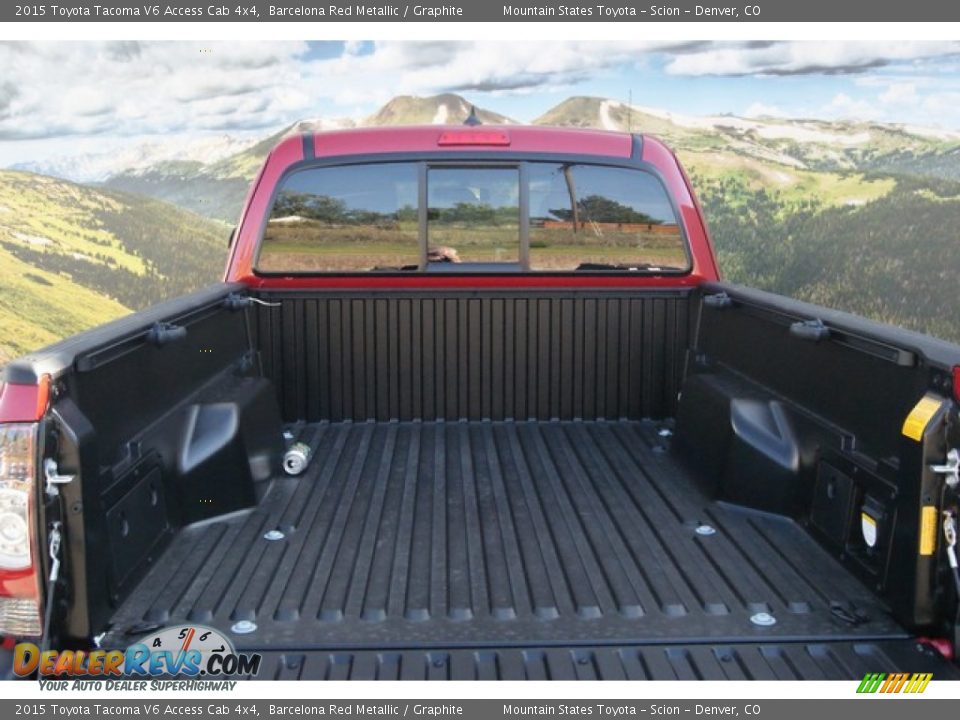 2015 Toyota Tacoma V6 Access Cab 4x4 Barcelona Red Metallic / Graphite Photo #9