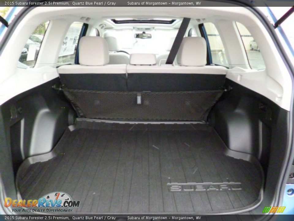 2015 Subaru Forester 2.5i Premium Quartz Blue Pearl / Gray Photo #13