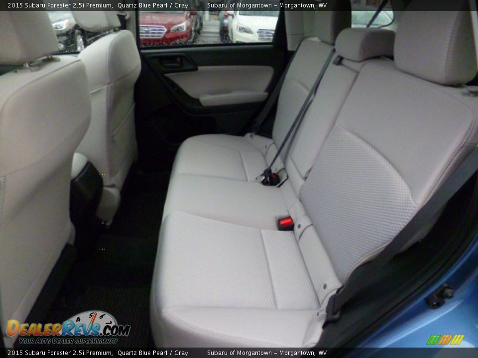 2015 Subaru Forester 2.5i Premium Quartz Blue Pearl / Gray Photo #14