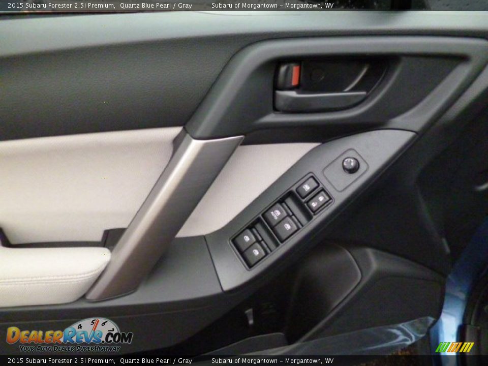 2015 Subaru Forester 2.5i Premium Quartz Blue Pearl / Gray Photo #17