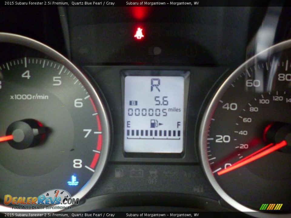 2015 Subaru Forester 2.5i Premium Quartz Blue Pearl / Gray Photo #20