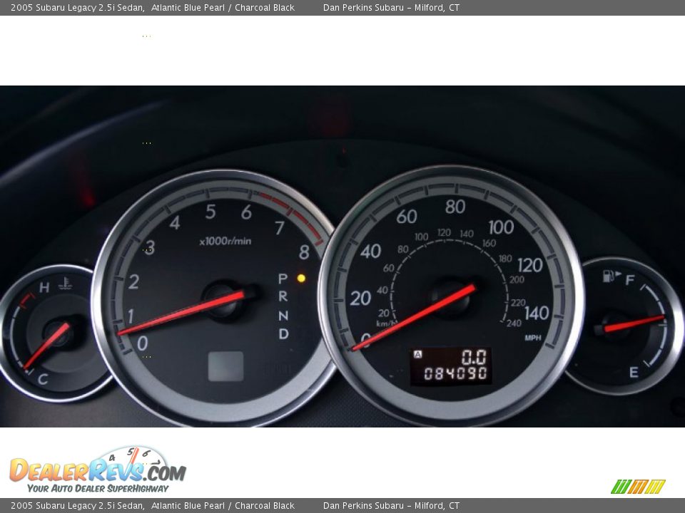 2005 Subaru Legacy 2.5i Sedan Atlantic Blue Pearl / Charcoal Black Photo #15