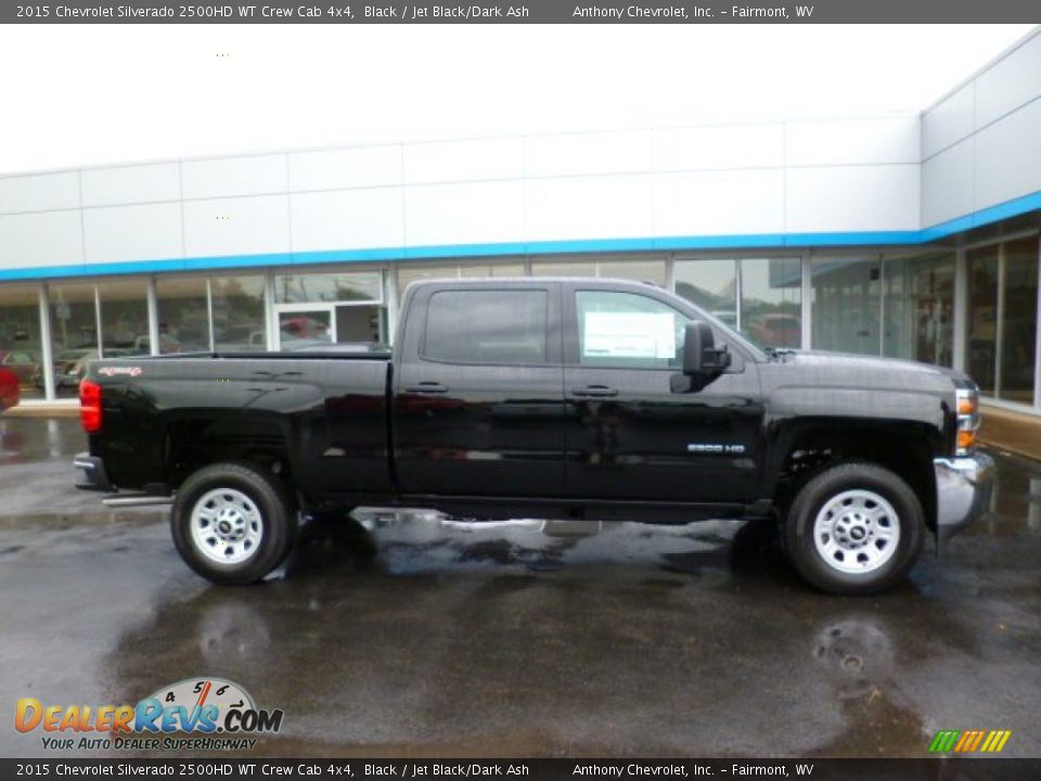 Black 2015 Chevrolet Silverado 2500HD WT Crew Cab 4x4 Photo #7
