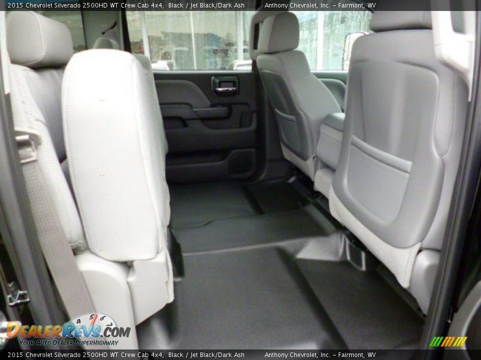 2015 Chevrolet Silverado 2500HD WT Crew Cab 4x4 Black / Jet Black/Dark Ash Photo #11