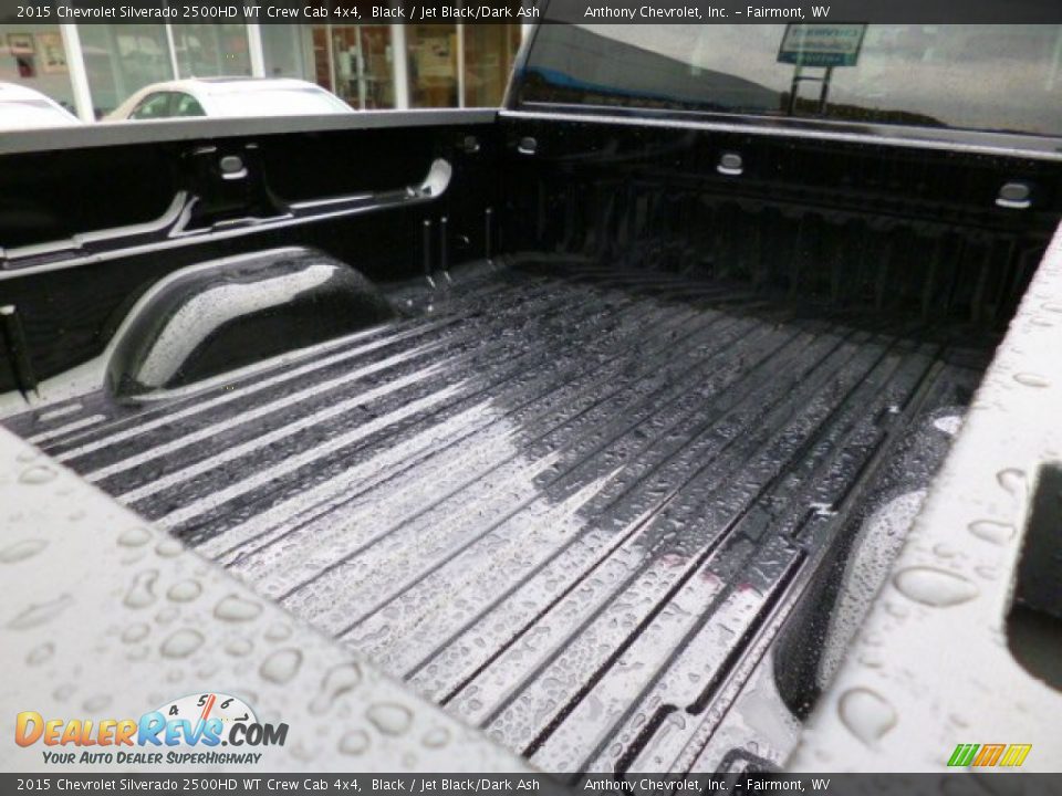 2015 Chevrolet Silverado 2500HD WT Crew Cab 4x4 Black / Jet Black/Dark Ash Photo #12
