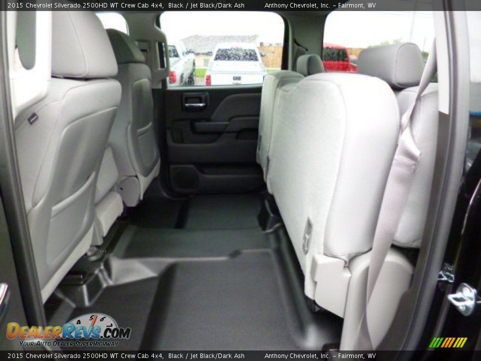 2015 Chevrolet Silverado 2500HD WT Crew Cab 4x4 Black / Jet Black/Dark Ash Photo #13