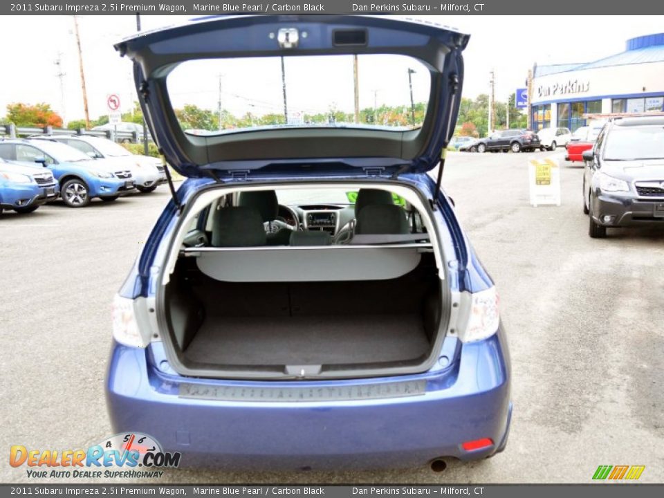 2011 Subaru Impreza 2.5i Premium Wagon Marine Blue Pearl / Carbon Black Photo #8
