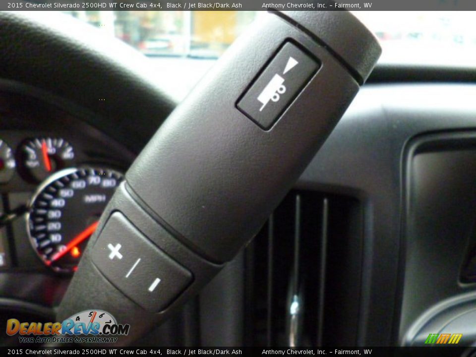 2015 Chevrolet Silverado 2500HD WT Crew Cab 4x4 Black / Jet Black/Dark Ash Photo #18