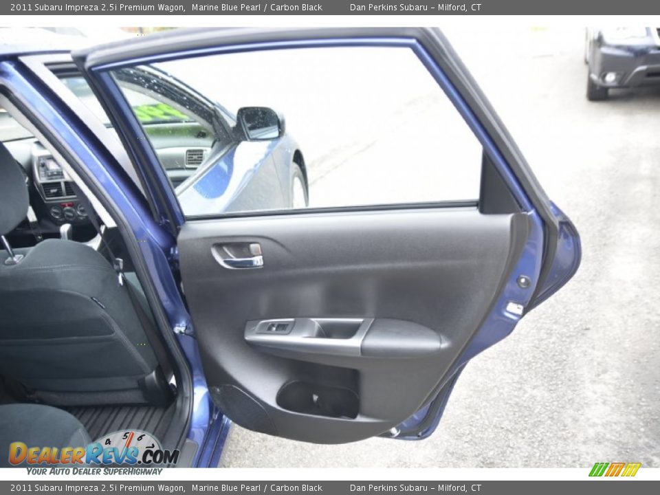 2011 Subaru Impreza 2.5i Premium Wagon Marine Blue Pearl / Carbon Black Photo #17