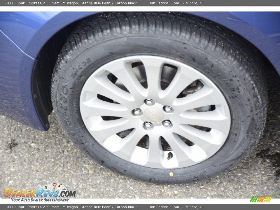 2011 Subaru Impreza 2.5i Premium Wagon Marine Blue Pearl / Carbon Black Photo #23