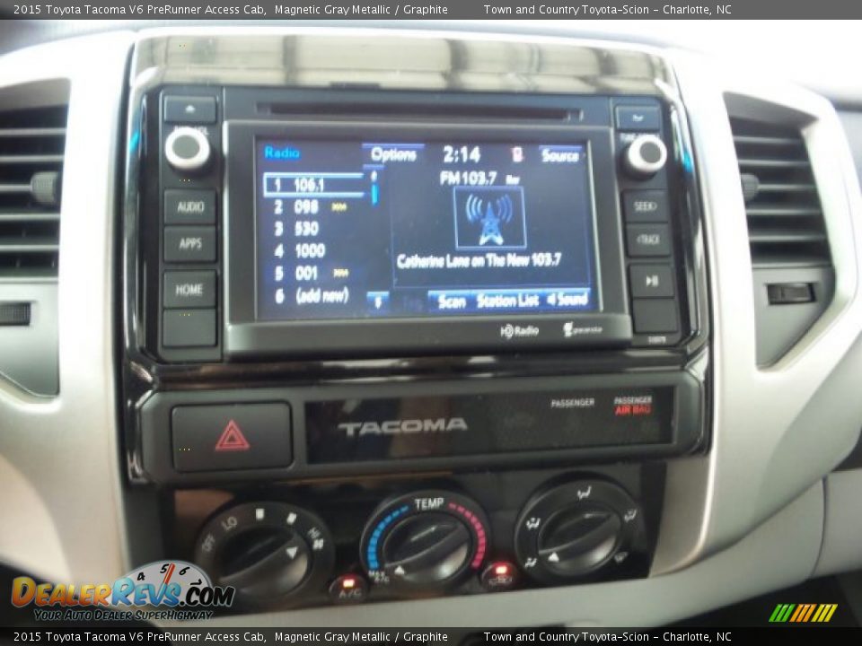2015 Toyota Tacoma V6 PreRunner Access Cab Magnetic Gray Metallic / Graphite Photo #21