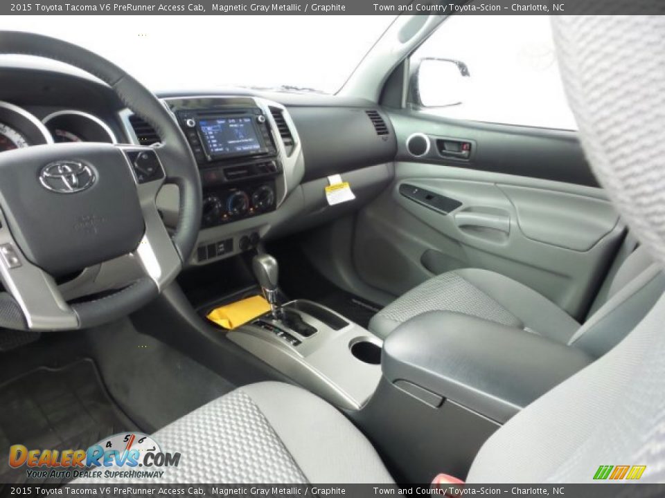 2015 Toyota Tacoma V6 PreRunner Access Cab Magnetic Gray Metallic / Graphite Photo #23