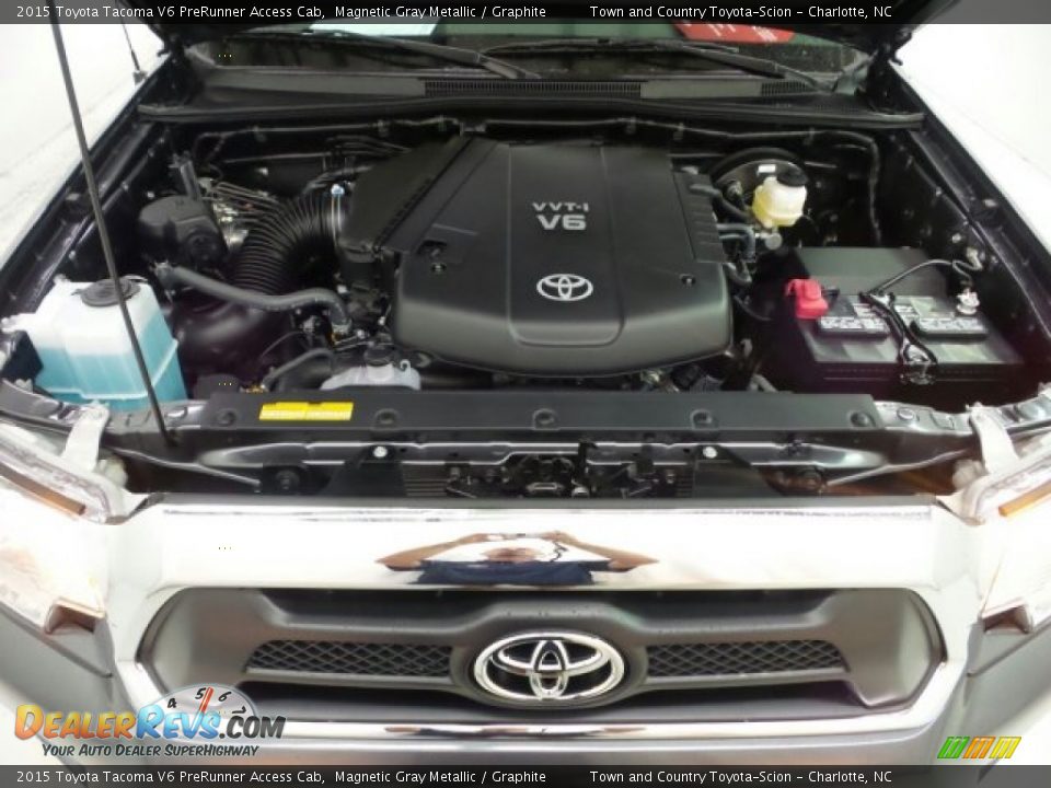 2015 Toyota Tacoma V6 PreRunner Access Cab Magnetic Gray Metallic / Graphite Photo #25