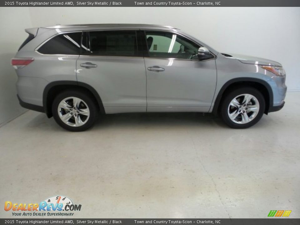 2015 Toyota Highlander Limited AWD Silver Sky Metallic / Black Photo #1