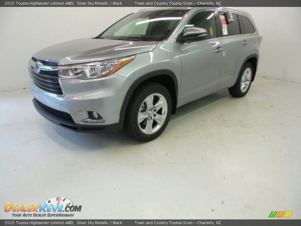 2015 Toyota Highlander Limited AWD Silver Sky Metallic / Black Photo #7