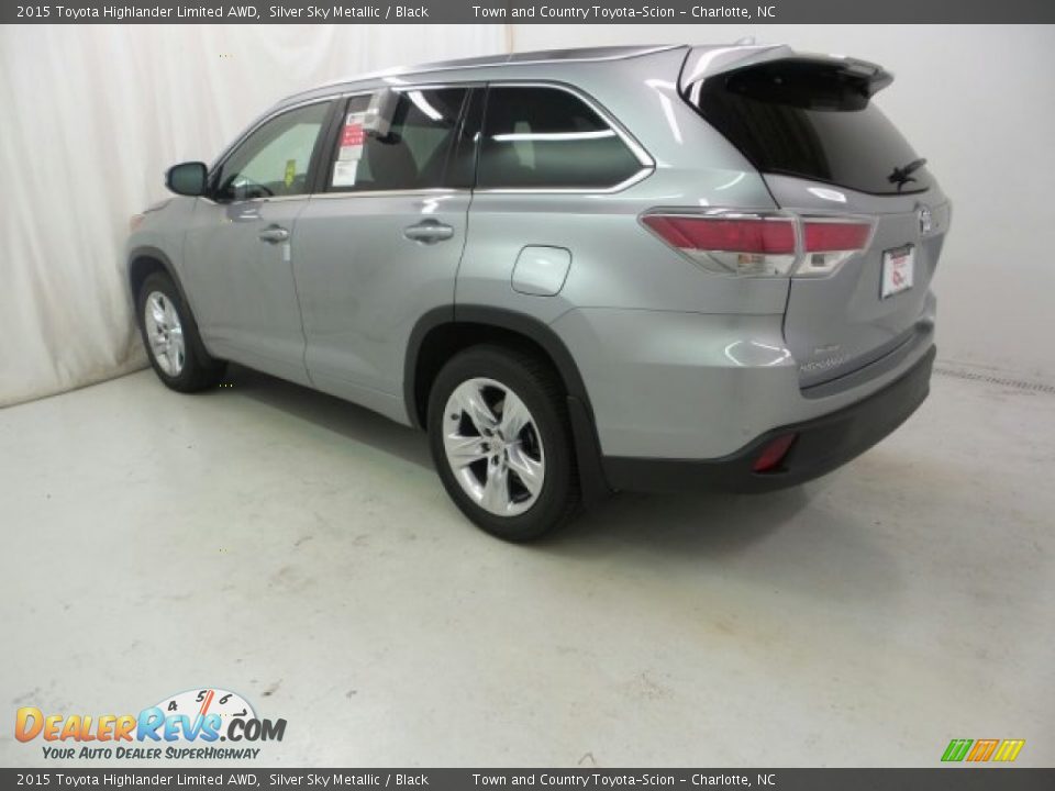 2015 Toyota Highlander Limited AWD Silver Sky Metallic / Black Photo #9