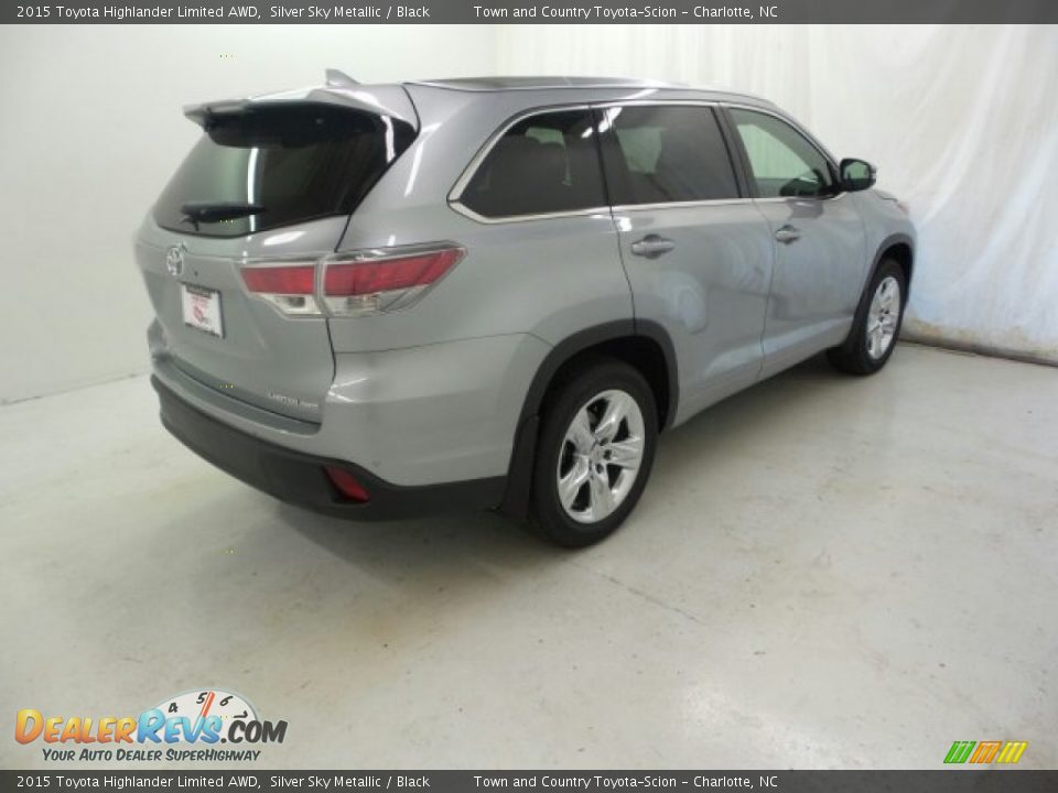 2015 Toyota Highlander Limited AWD Silver Sky Metallic / Black Photo #11