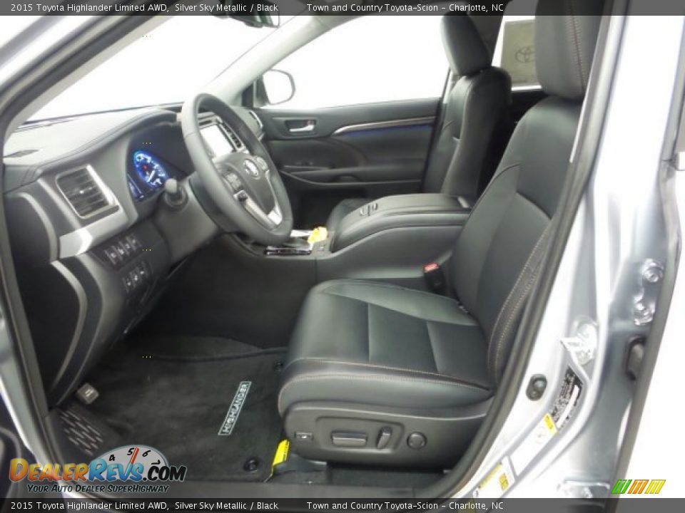 2015 Toyota Highlander Limited AWD Silver Sky Metallic / Black Photo #13