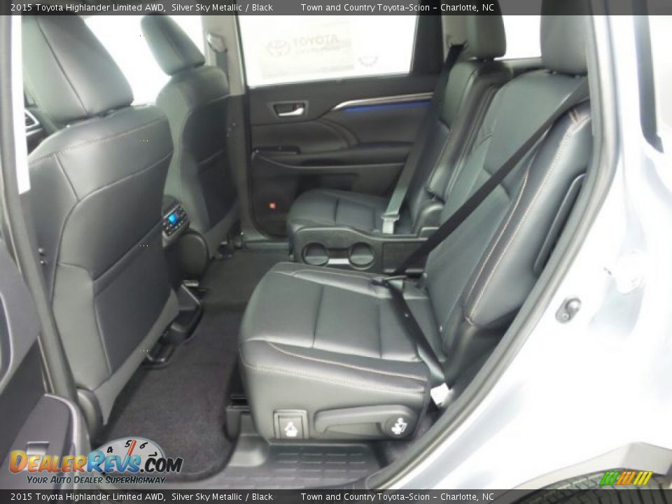2015 Toyota Highlander Limited AWD Silver Sky Metallic / Black Photo #14