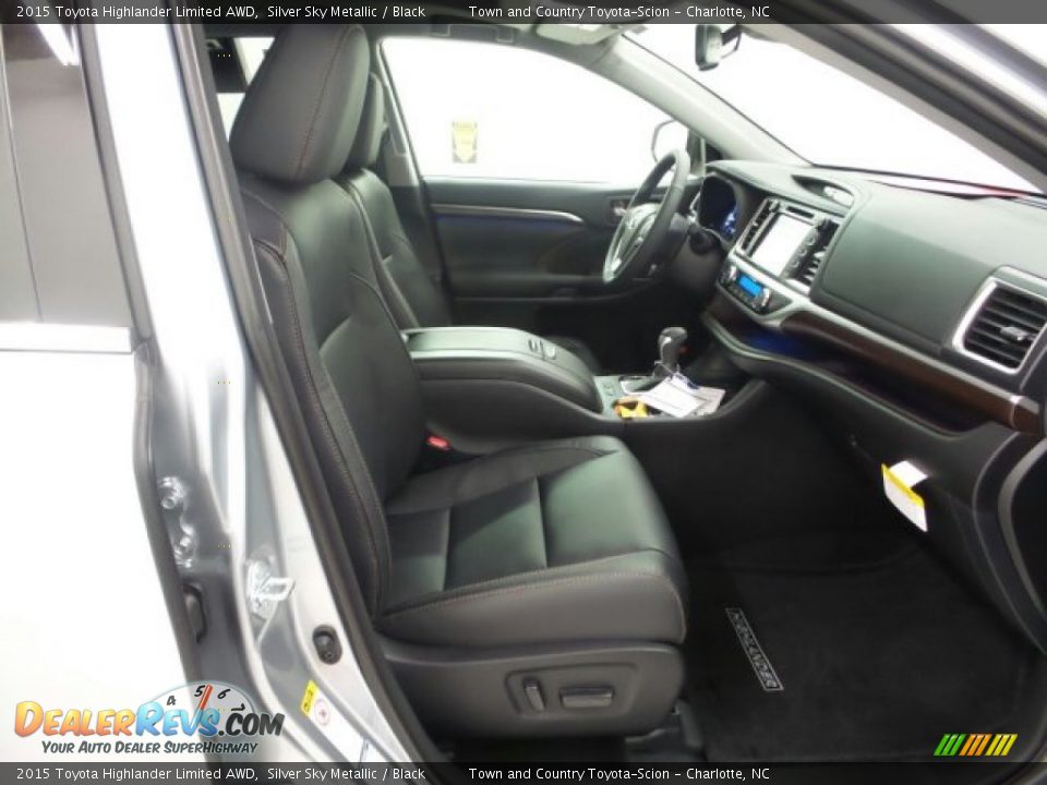 2015 Toyota Highlander Limited AWD Silver Sky Metallic / Black Photo #17