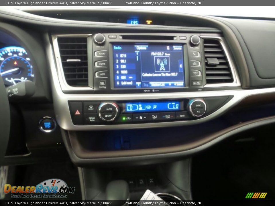 2015 Toyota Highlander Limited AWD Silver Sky Metallic / Black Photo #22