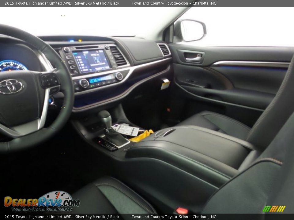 2015 Toyota Highlander Limited AWD Silver Sky Metallic / Black Photo #23