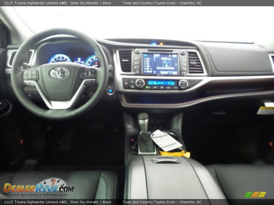 2015 Toyota Highlander Limited AWD Silver Sky Metallic / Black Photo #24