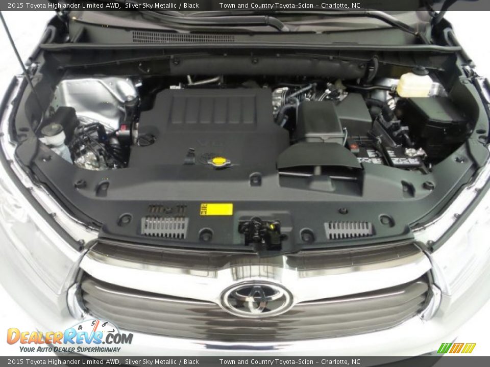 2015 Toyota Highlander Limited AWD Silver Sky Metallic / Black Photo #25