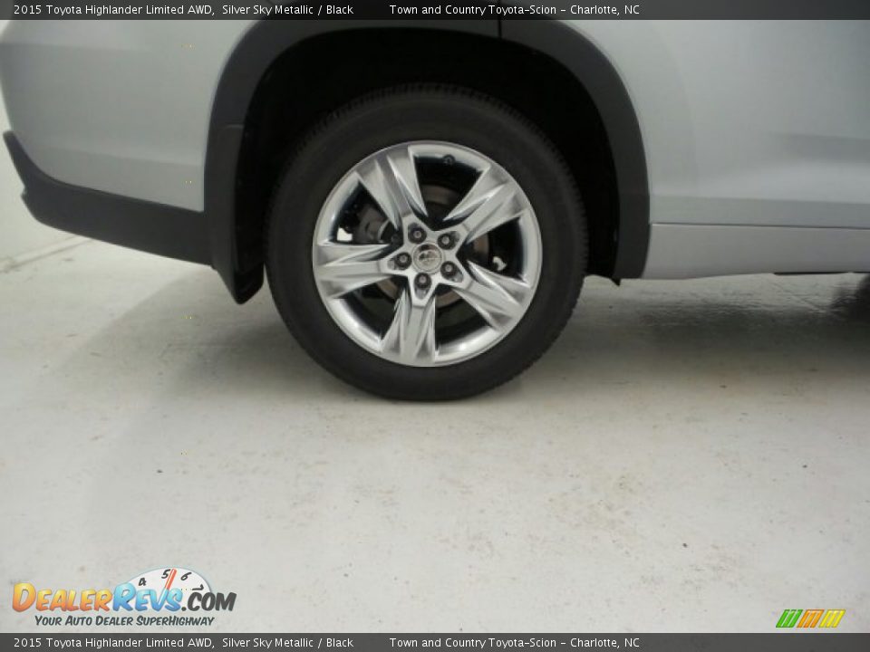 2015 Toyota Highlander Limited AWD Silver Sky Metallic / Black Photo #27