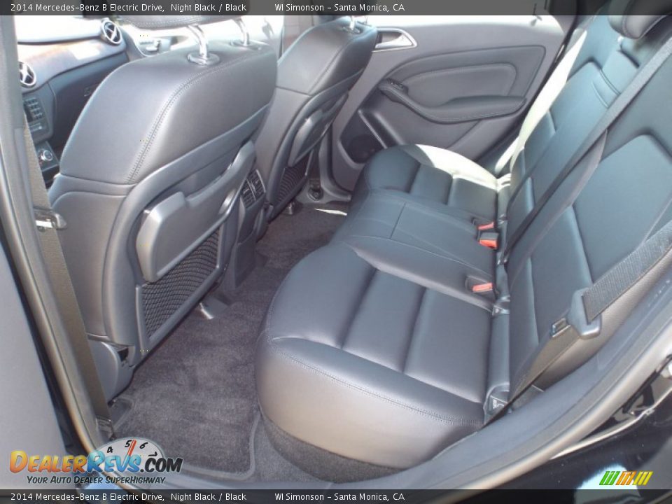 Rear Seat of 2014 Mercedes-Benz B Electric Drive Photo #8