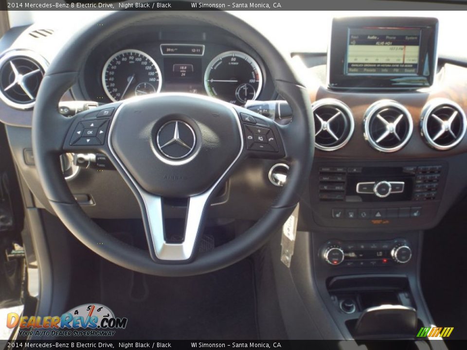 Dashboard of 2014 Mercedes-Benz B Electric Drive Photo #9