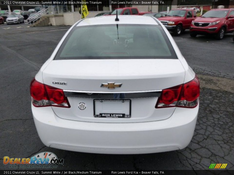 2011 Chevrolet Cruze LS Summit White / Jet Black/Medium Titanium Photo #7