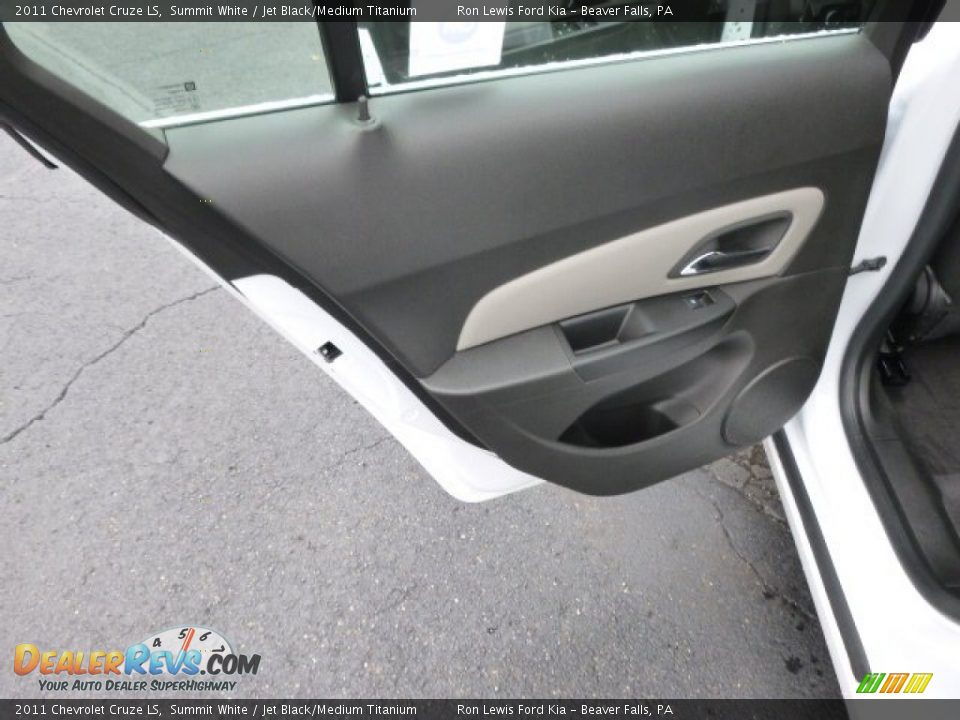 2011 Chevrolet Cruze LS Summit White / Jet Black/Medium Titanium Photo #13