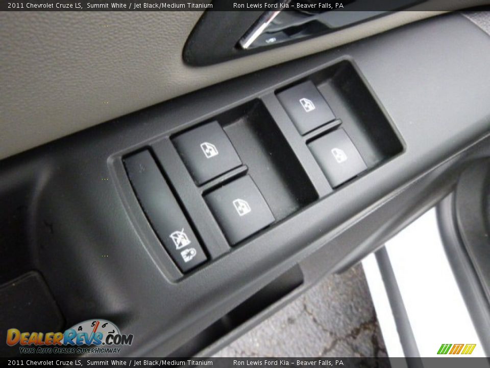 2011 Chevrolet Cruze LS Summit White / Jet Black/Medium Titanium Photo #15