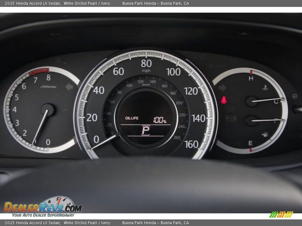 2015 Honda Accord LX Sedan White Orchid Pearl / Ivory Photo #17