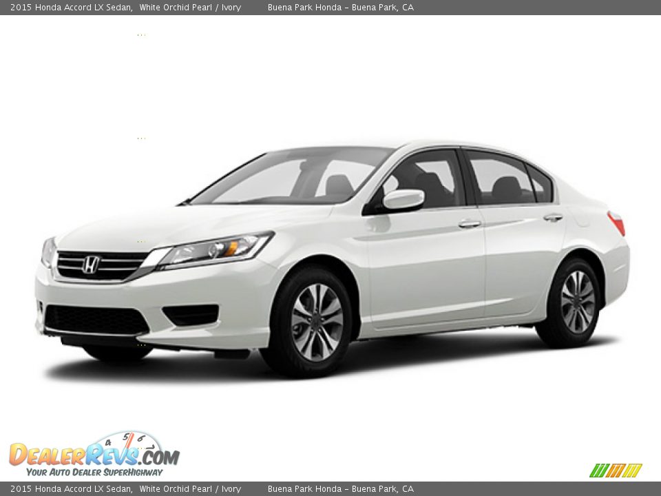 2015 Honda Accord LX Sedan White Orchid Pearl / Ivory Photo #20