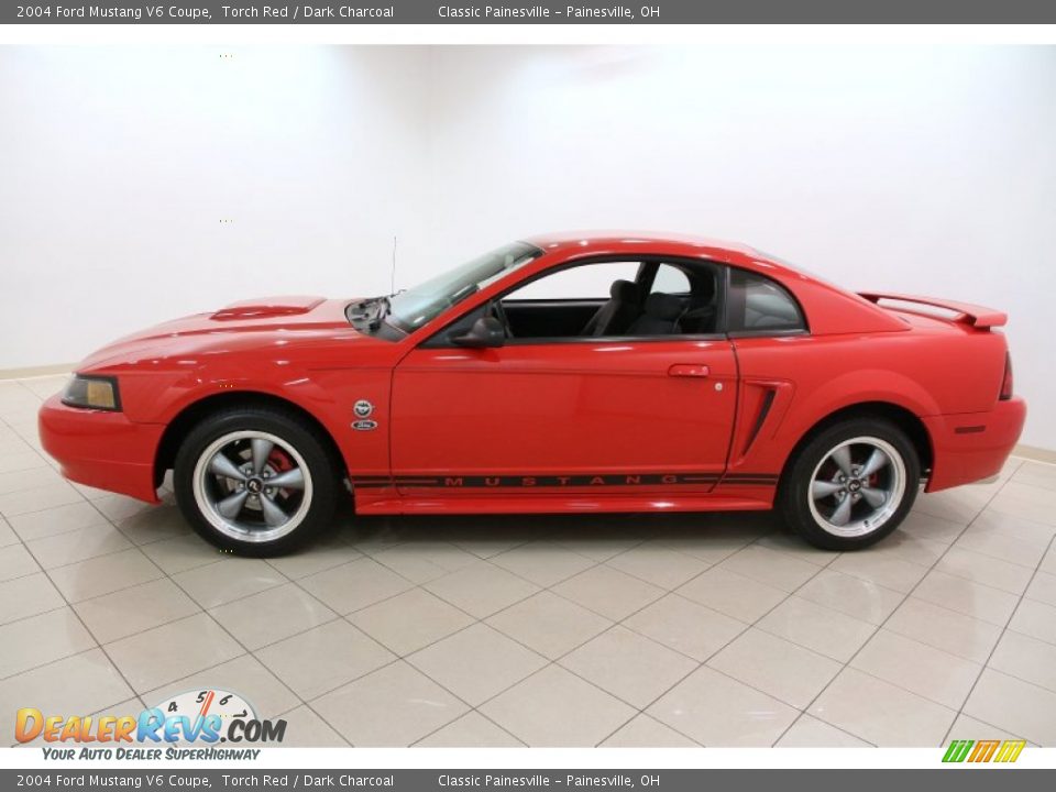 Torch Red 2004 Ford Mustang V6 Coupe Photo #4