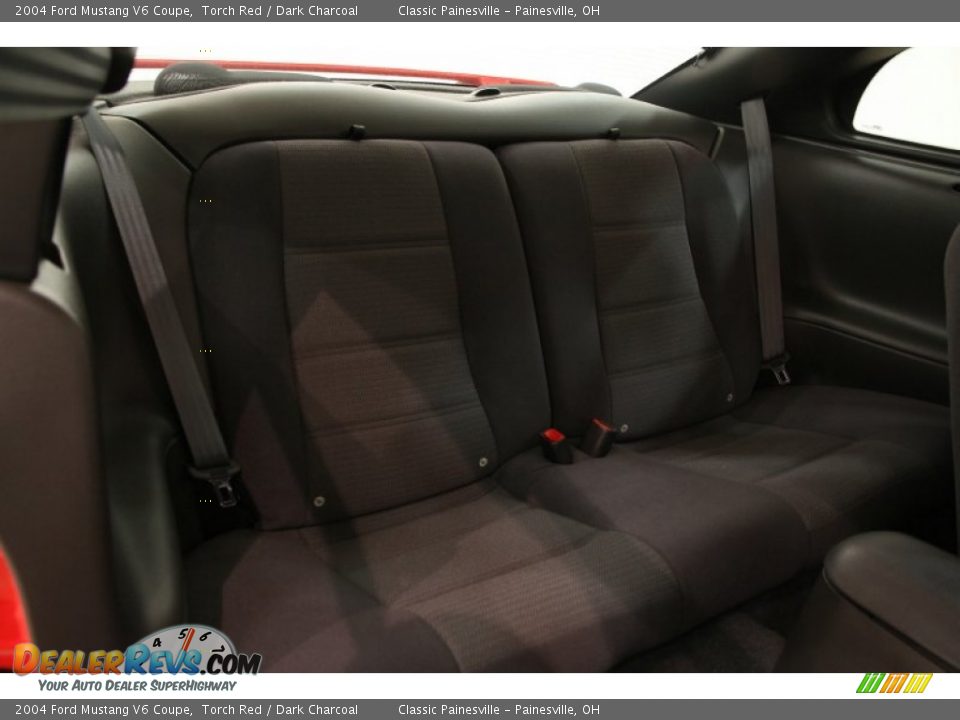 Rear Seat of 2004 Ford Mustang V6 Coupe Photo #18