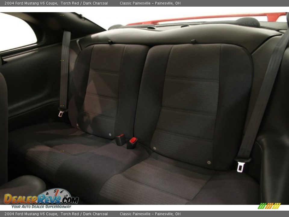 Rear Seat of 2004 Ford Mustang V6 Coupe Photo #19