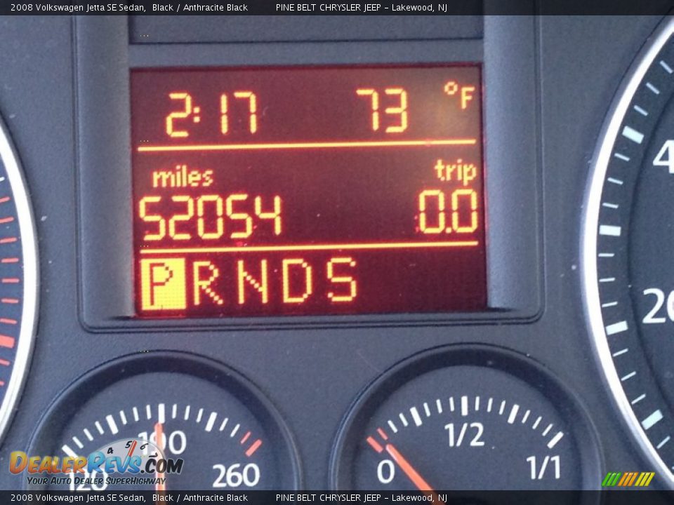 2008 Volkswagen Jetta SE Sedan Black / Anthracite Black Photo #18