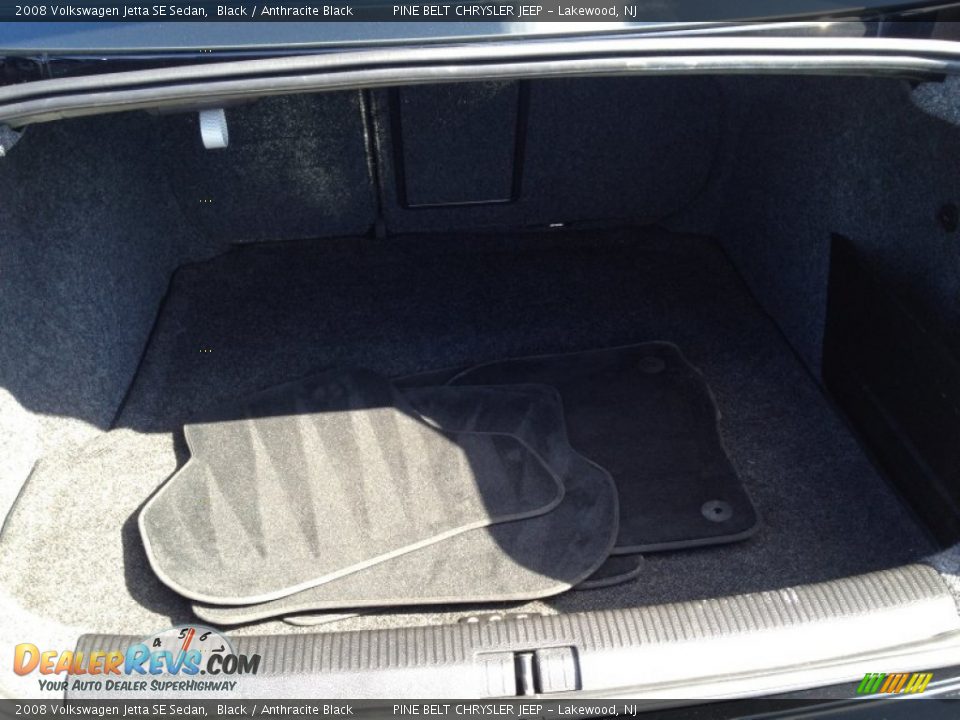 2008 Volkswagen Jetta SE Sedan Black / Anthracite Black Photo #19
