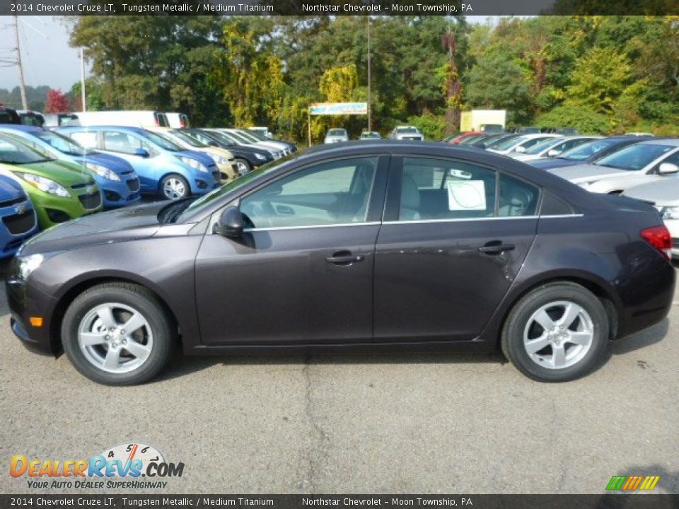 2014 Chevrolet Cruze LT Tungsten Metallic / Medium Titanium Photo #2