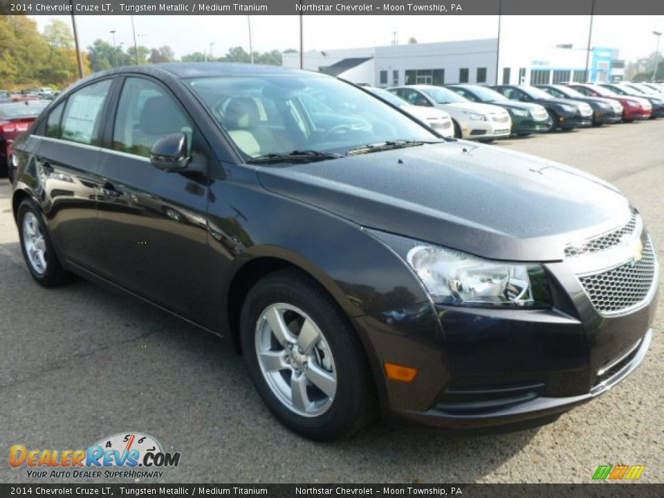 2014 Chevrolet Cruze LT Tungsten Metallic / Medium Titanium Photo #7