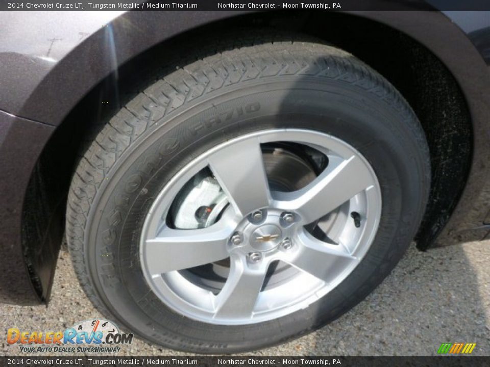 2014 Chevrolet Cruze LT Tungsten Metallic / Medium Titanium Photo #9