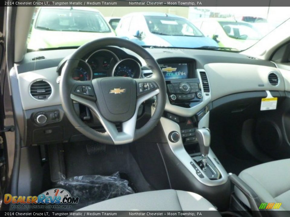 2014 Chevrolet Cruze LT Tungsten Metallic / Medium Titanium Photo #12