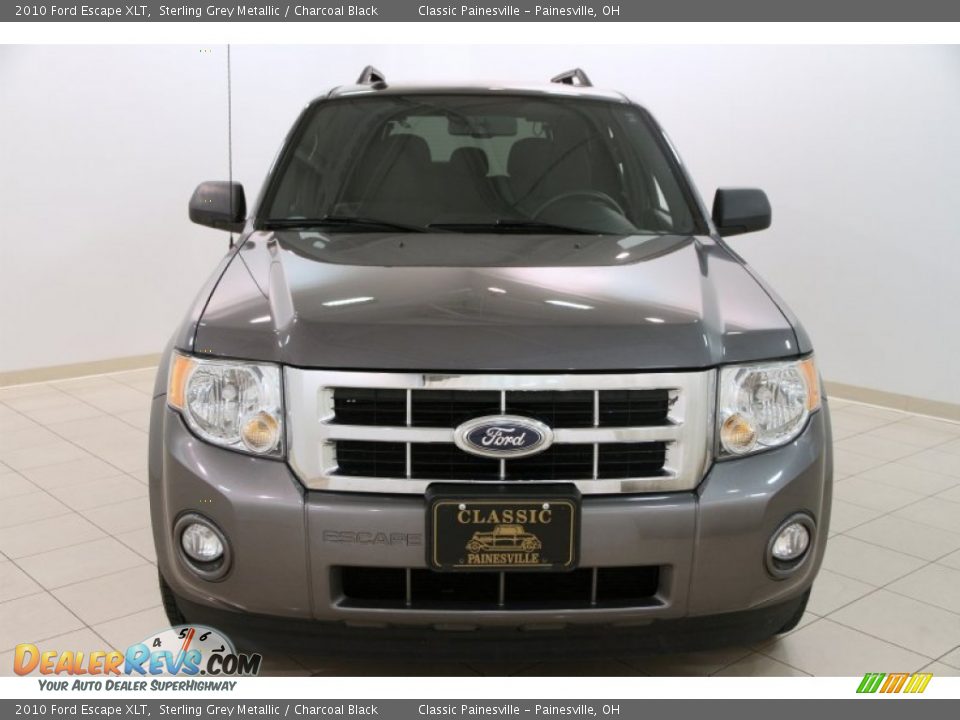 2010 Ford Escape XLT Sterling Grey Metallic / Charcoal Black Photo #2