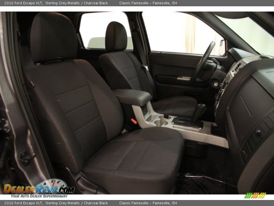 2010 Ford Escape XLT Sterling Grey Metallic / Charcoal Black Photo #12
